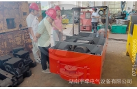 金屬礦客戶來到湘潭電機(jī)車廠家進(jìn)行參觀考察