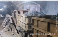 10噸架線式湘潭電機(jī)車井下卸礦視頻